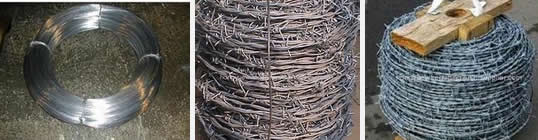 Galvanized barbed Wire