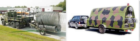 Mobile Razor Wire Security Barriers